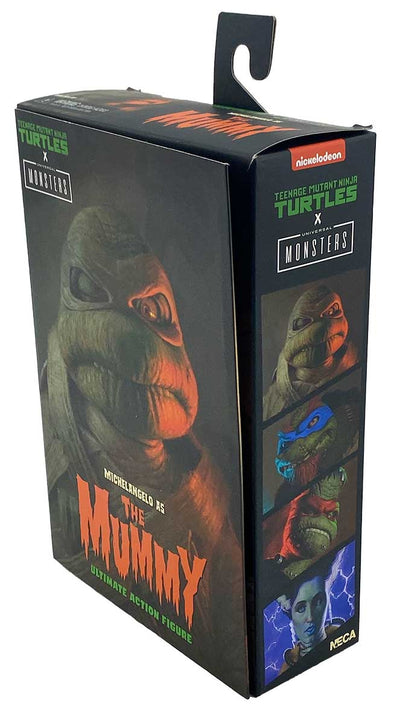 TMNT Michelangelo as The Mummy X Universal Monsters -Ultimate Figure by NECA