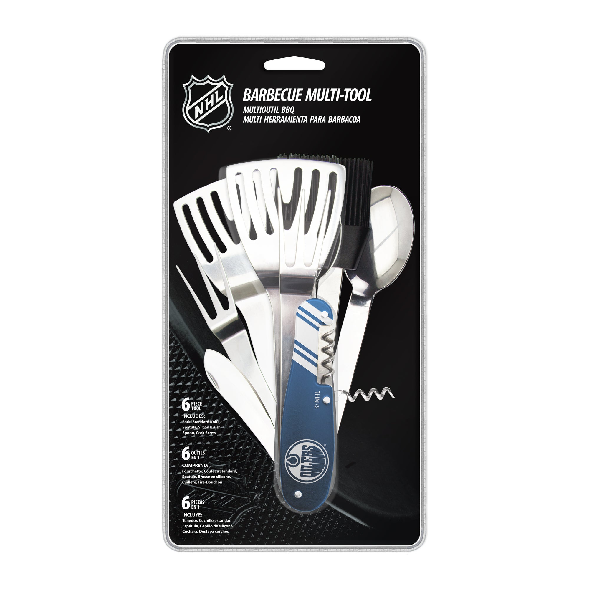 NHL Edmonton Oilers BBQ Multi Tool (6 piece tool)