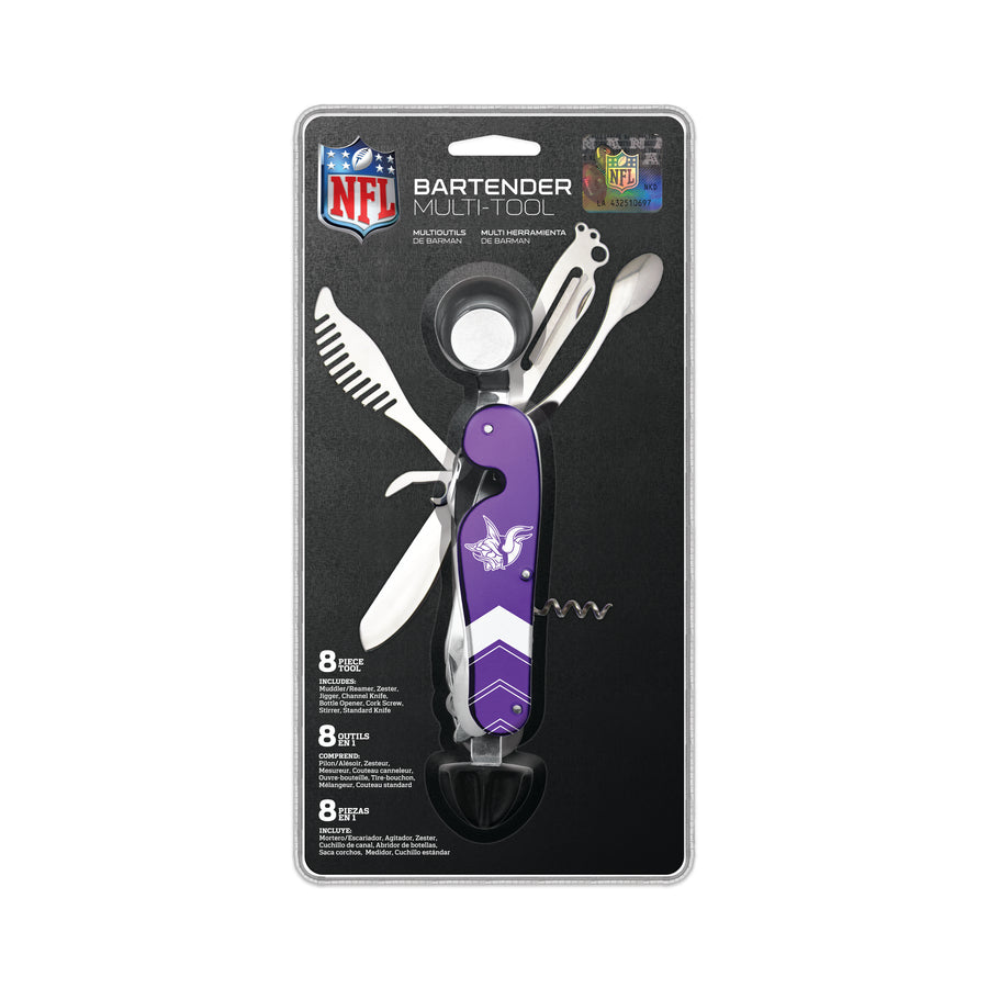 NFL Minnesota Vikings Bartender Multi-Tool (8 piece tool)