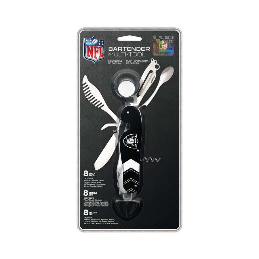 NFL Oakland Raiders Bartender Multi-Tool (8 piece tool)