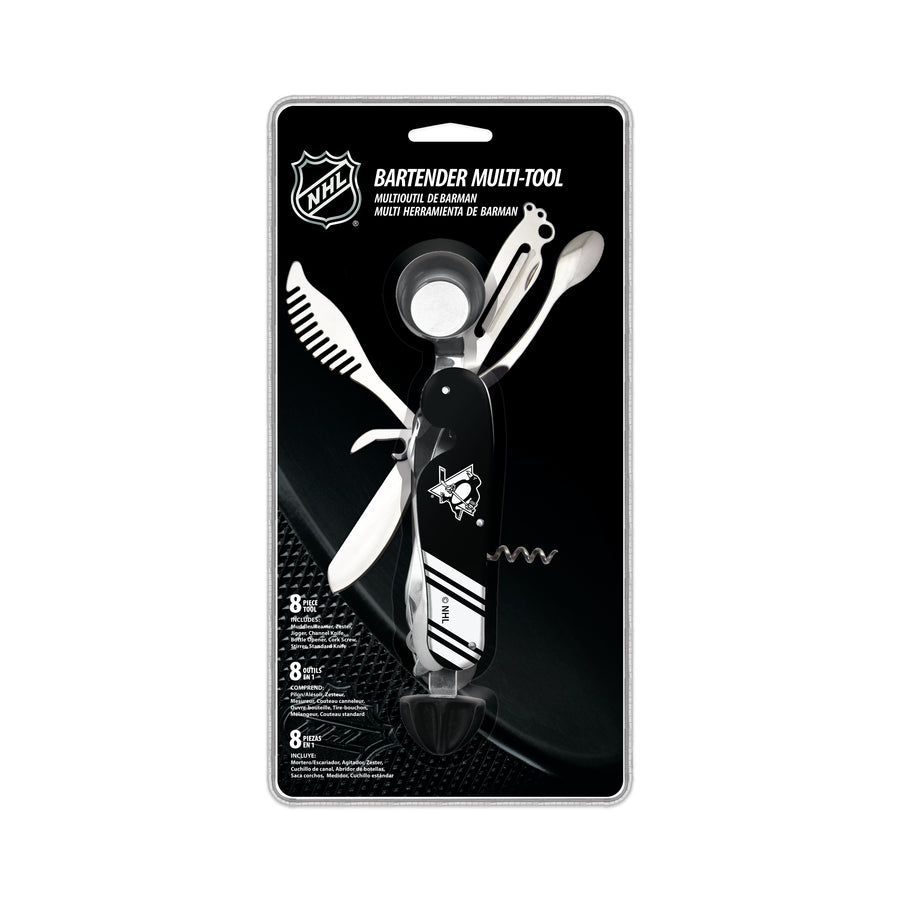 NHL Pittsburgh Penguins Bartender Multi-Tool (8 piece tool)