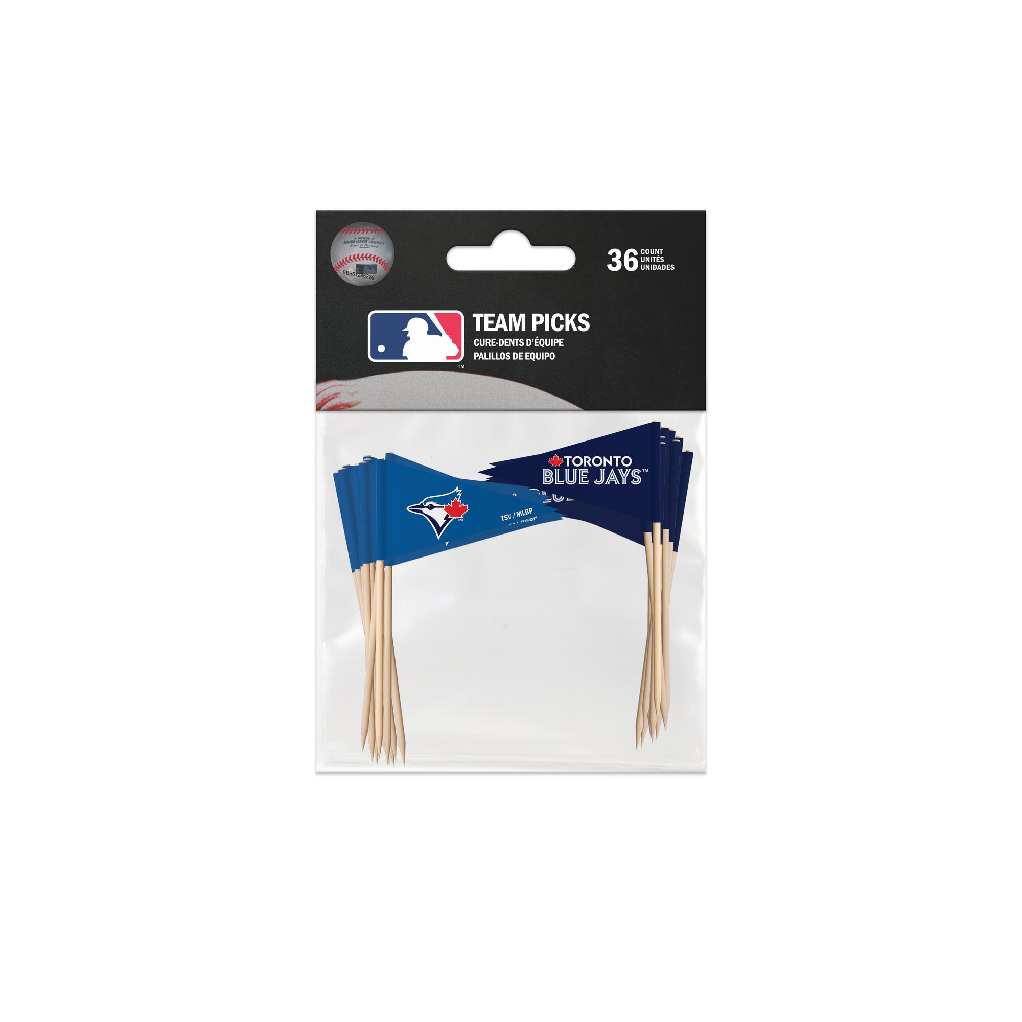 MLB Toronto Blue Jays Team Food Toothpicks