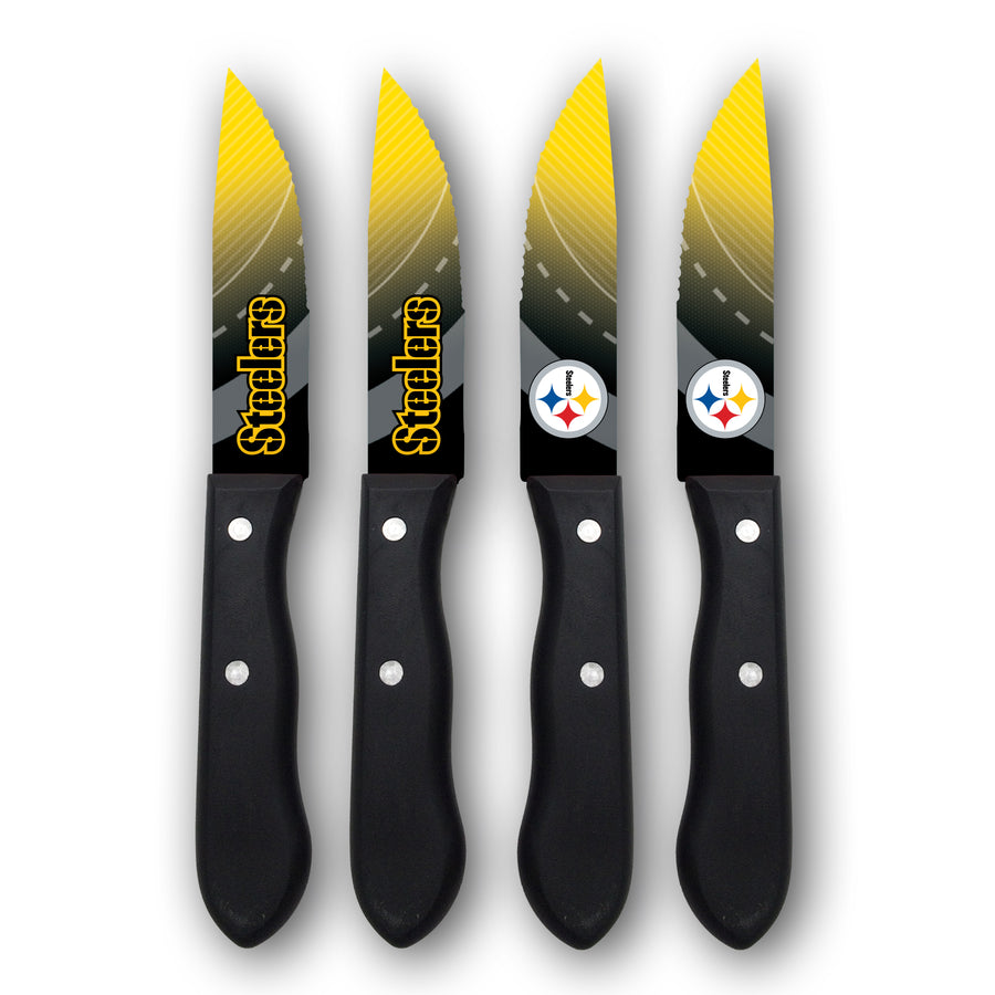 NFL Pittsburgh Steelers 4 piece Steak Knife Set