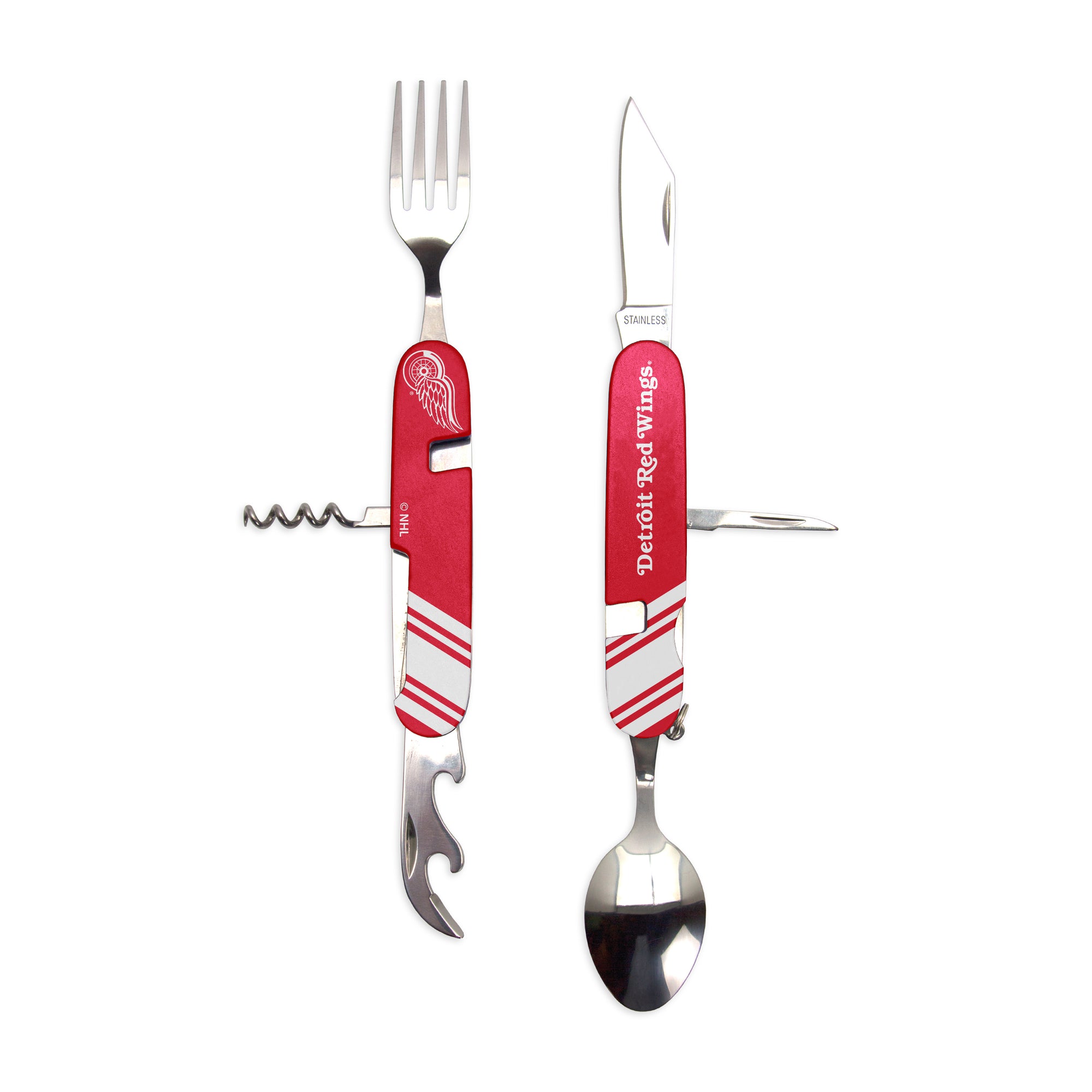 NHL Detroit Red Wings Utensil Multi-Tool (7 piece tool)