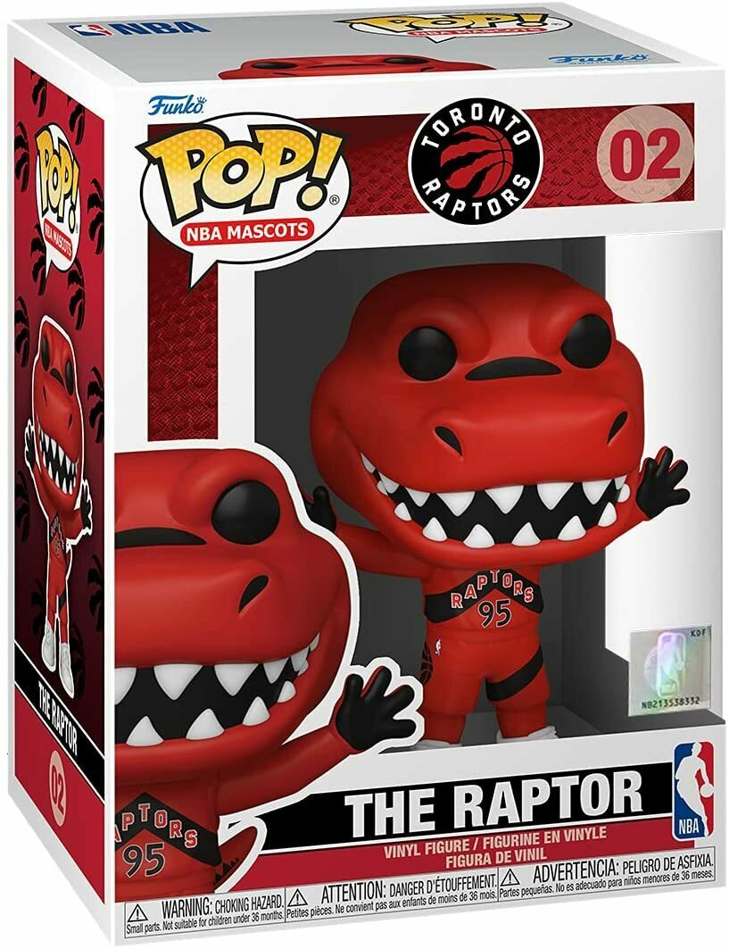 Funko POP NBA The Raptor #02 Mascot (New Pose) - Toronto Raptors