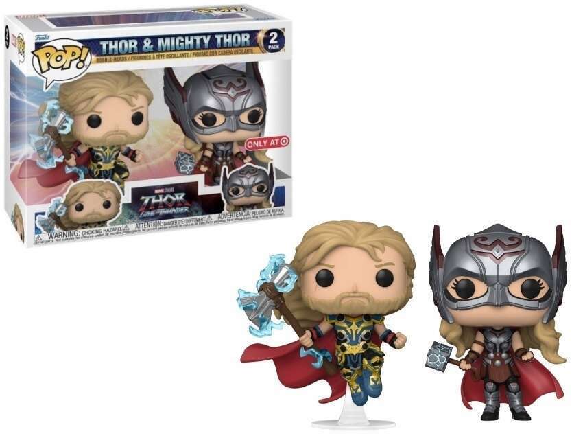 Pop Thor and Mighty Thor (2-Pack) - Marvel Thor Love and Thunder - Target Exclusive