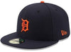 MLB Detroit Tigers New Era 59Fifty Navy Road Authentic Collection On-Field fitted