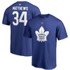 NHL Toronto Maple Leafs Fanatics Matthews Name & Number Tee