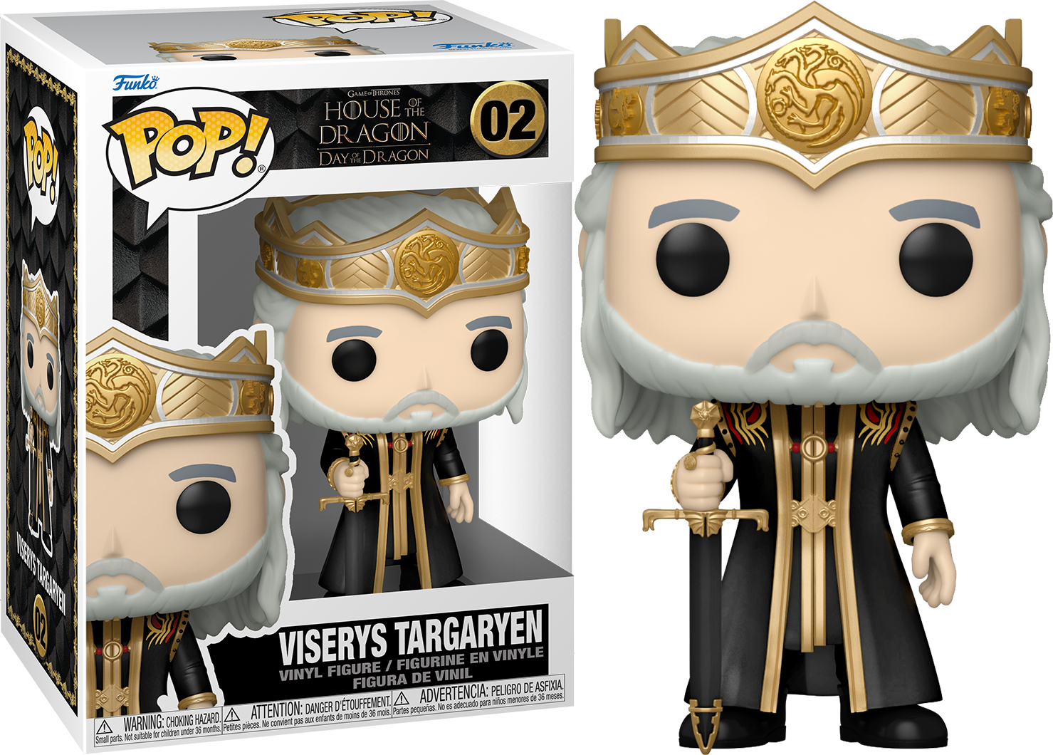 Funko POP Viserys Targaryen #02 - Game of Thrones House of the Dragon