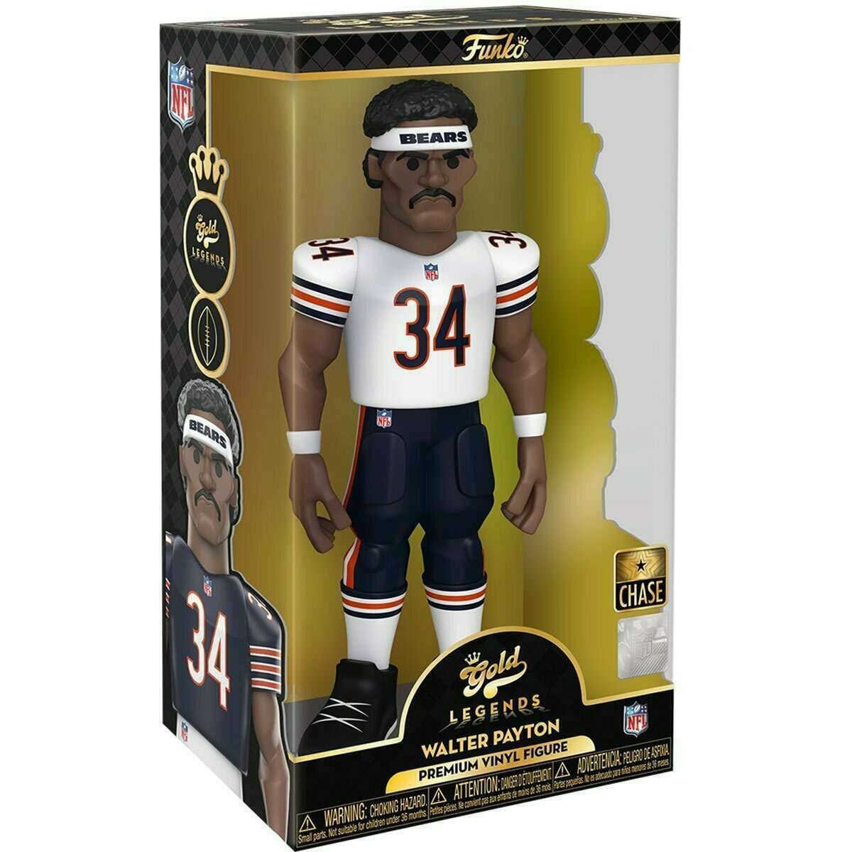 Funko Gold NFL Walter Payton CHASE 12" -Chicago Bears