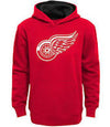 NHL Detroit Red Wings Youth Hoodie with stitched logo