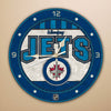 NHL Winnipeg Jets Art-Glass Wall Clock