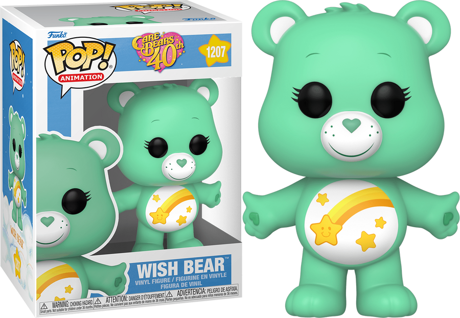 Funko POP Wish Bear #1207  -Care Bears 40th Anniversary