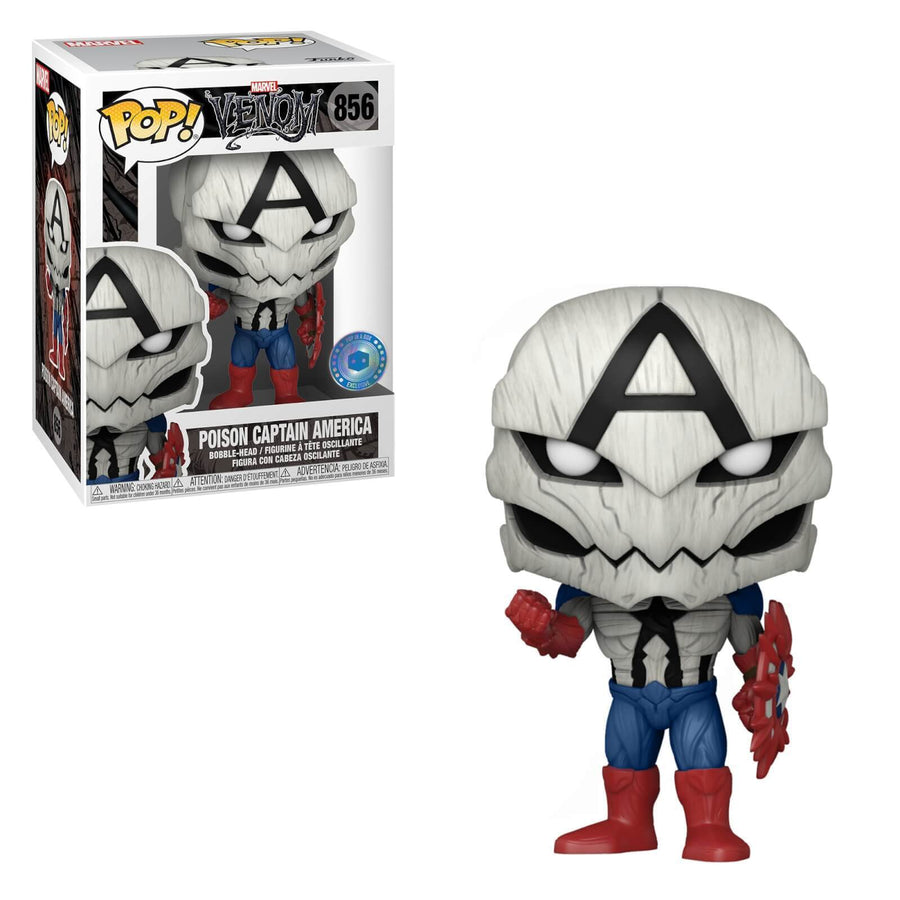 Pop Poison Captain America Marvel Pop in a Box Exclusive