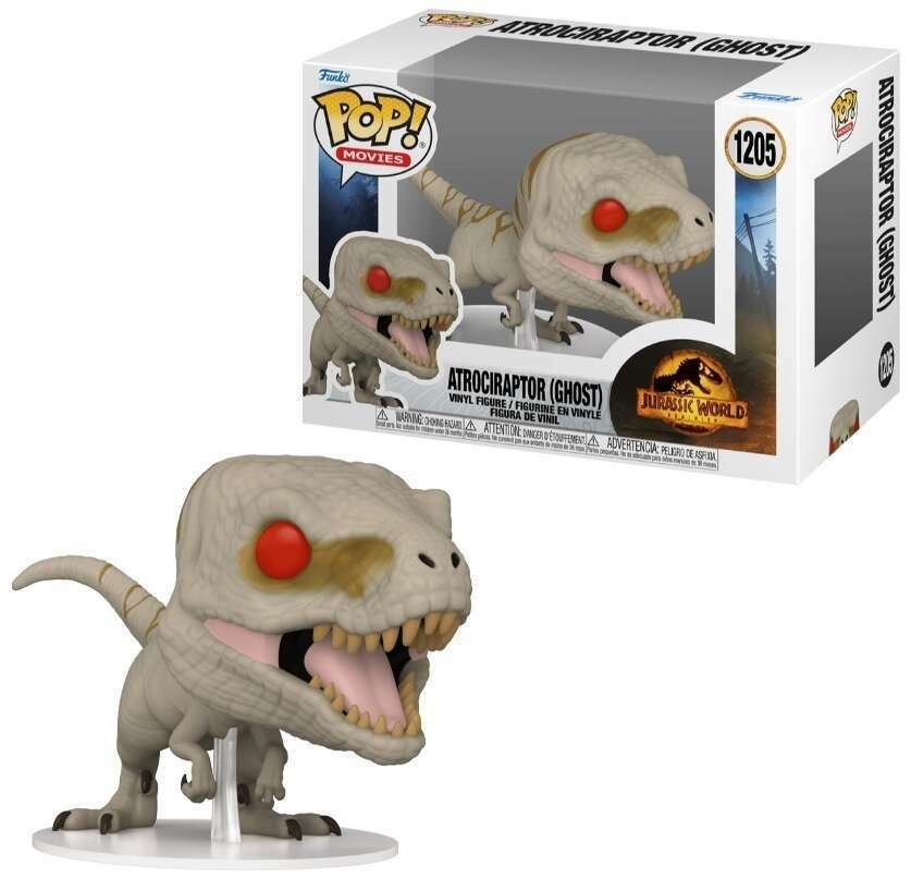 Funko POP Atrociraptor (Ghost) #1205-Jurassic World Dominion