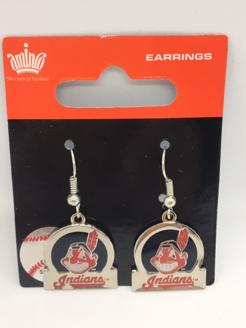 MLB Cleveland Indians Dangle Earrings