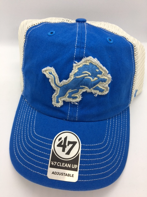 Detroit Lions 47 Brand Clean Up Distressed Adjustable Hat