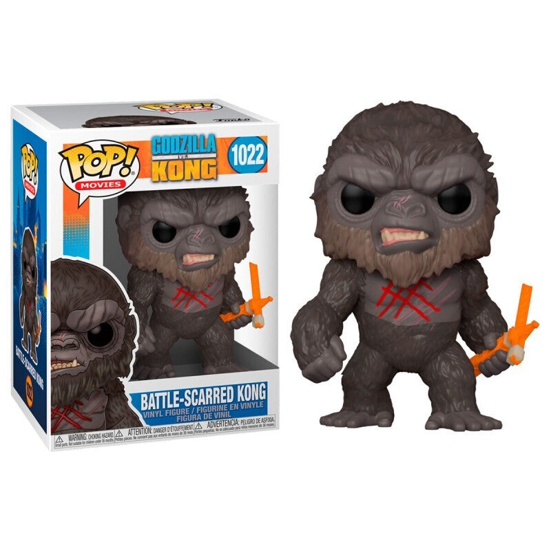 Funko POP Battle-Scarred Kong #1022  - Godzilla vs Kong