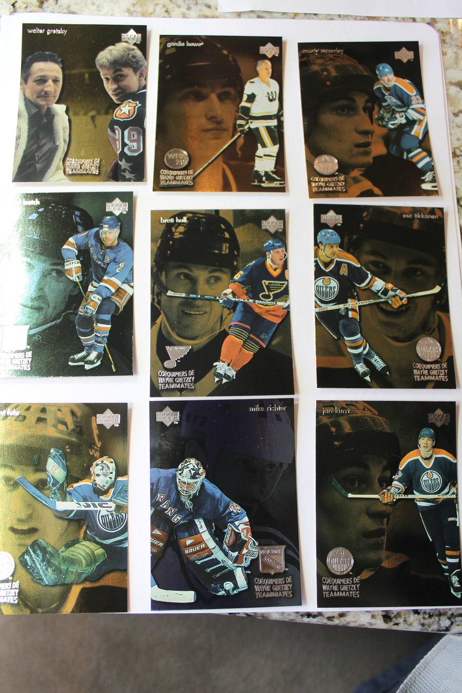 1998-99 MCDONALD'S UPPER DECK COMPLETE SET and GRETZKY TEAMMATES INSERTS