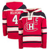 NHL Alumni Player -Beliveau #4 Montreal Canadiens 47 Brand Lacer Hoodie