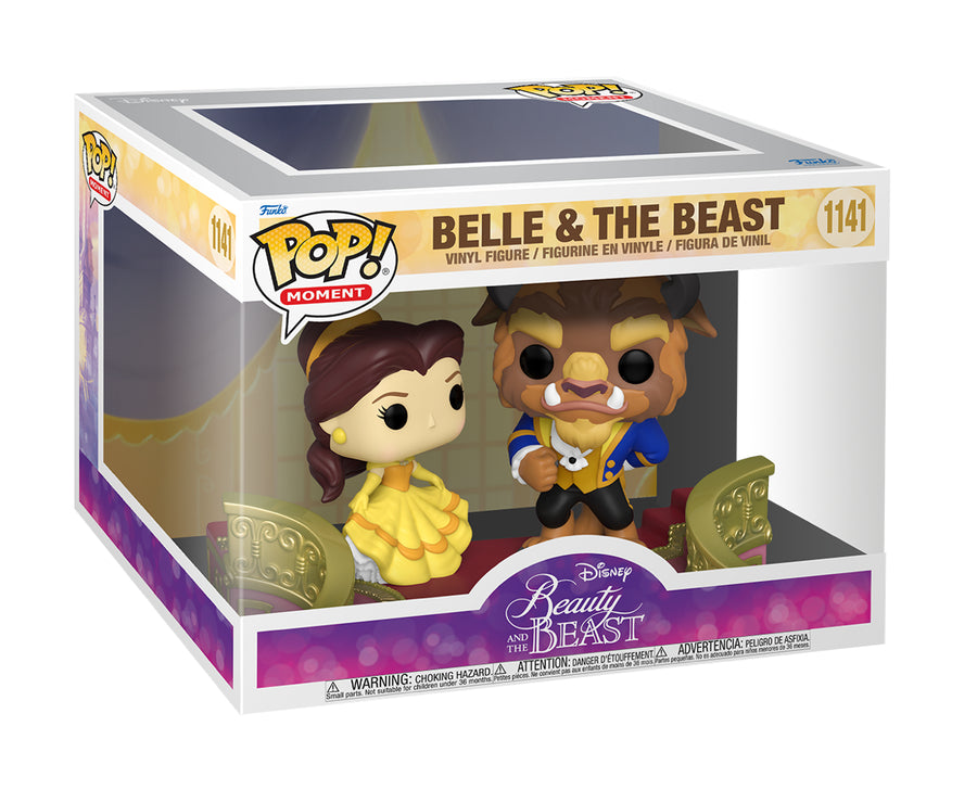 Funko POP Moment  Belle & The Beast  #1141 -Disneys Beauty and the Beast 30th Anniversary