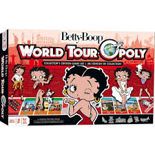 Betty Boop World Tour-Opoly Monopoly Board Game - Collectors Edition