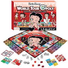 Betty Boop World Tour-Opoly Monopoly Board Game - Collectors Edition