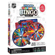NHL Hockey Mascots Bingo Game Set by Masterpieces