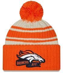 NFL Denver Bronos New Era Sideline Sports Knit Toque with Pom