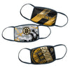 NHL Boston Bruins Youth 3 pack Face Masks