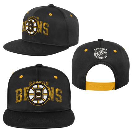 NHL Boston Bruins Youth Life Style Flatbrim Snapback Hat
