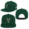 NBA Milwaukee Bucks Youth Collegiate Arch Snapback Hat
