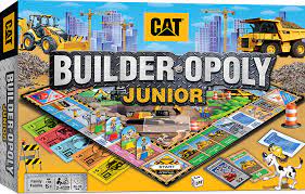 CAT Builer-Opoly Junior Board Game bu Masterpieces