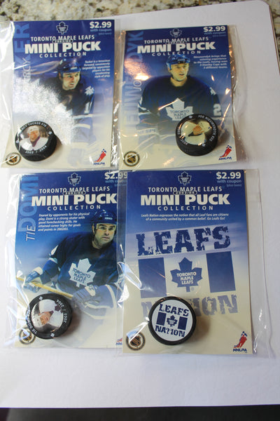 2003-2004 Toronto Maple Leafs Mini Puck Set