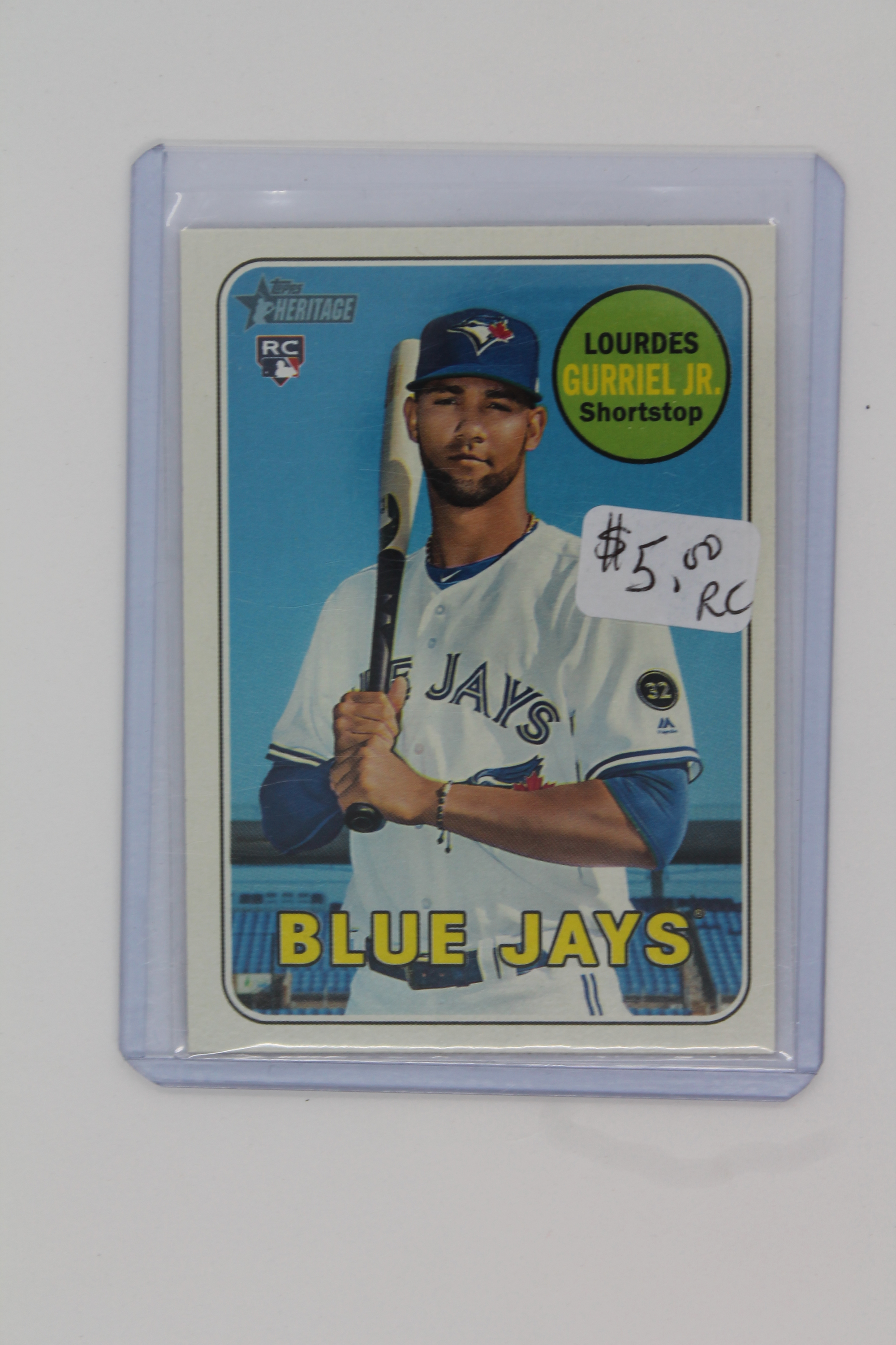 Lourdes Gurriel Jr. 2018 Topps Heritage Rookie Card