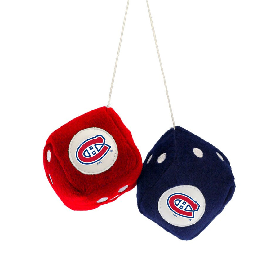NHL Montreal Canadiens Fuzzy Dice