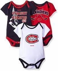 NHL Montreal Canadiens 3 piece Infant Bodysuit/Onesie Set