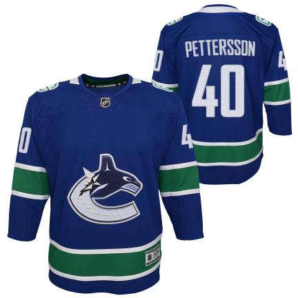 NHL Vancouver Canucks Youth Pettersson #40 Premier Home Jersey