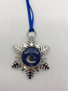 NHL Vancouver Canucks Metal Snowflake Ornament
