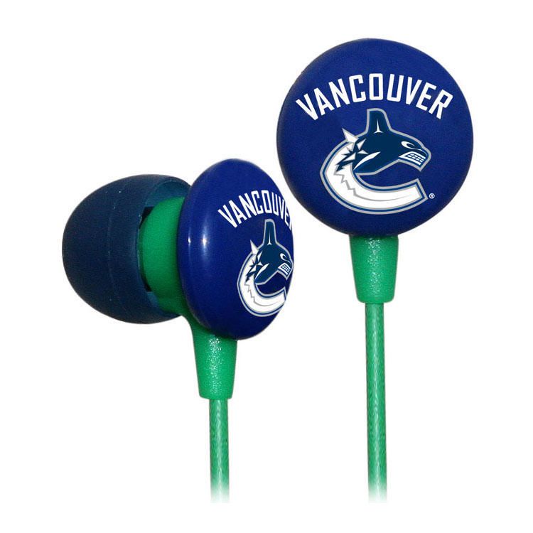 NHL Vancouver Canucks iHip Slap shot Earphones- SALE