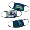 NHL Vancouver Canucks Youth 3 pack Face Masks