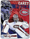 NHL Montreal Canadiens Carey Price Blanket Silk Touch 50X60