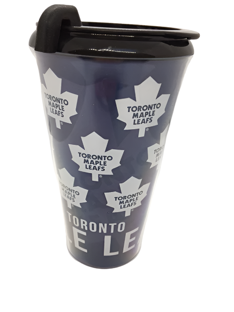 NHL Toronto Maple Leafs Plastic Travel Mug with Lid