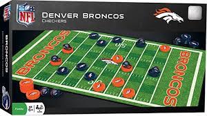 NFL Denver Broncos Checkers Game