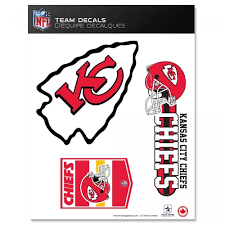 NFL Kansas City Chiefs Team Fan Decals