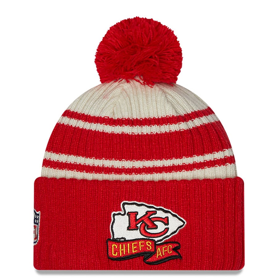 NFL Kansas City Chiefs New Era Sideline Sports Knit Toque with Pom