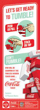 Coca Cola Tumble Tower Game