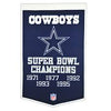 NFL Dallas Cowboys 24" x 38" Wool Dynasty Banner
