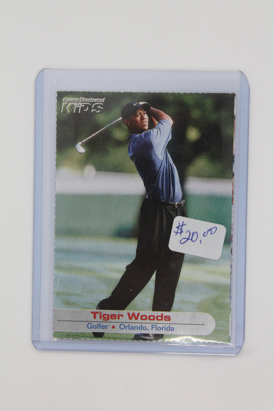 Tiger Woods 2002 Sports Illustrated for Kids Series 3 Card