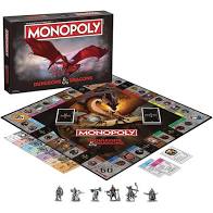 MONOPOLY Dungeon & Dragons Board Game